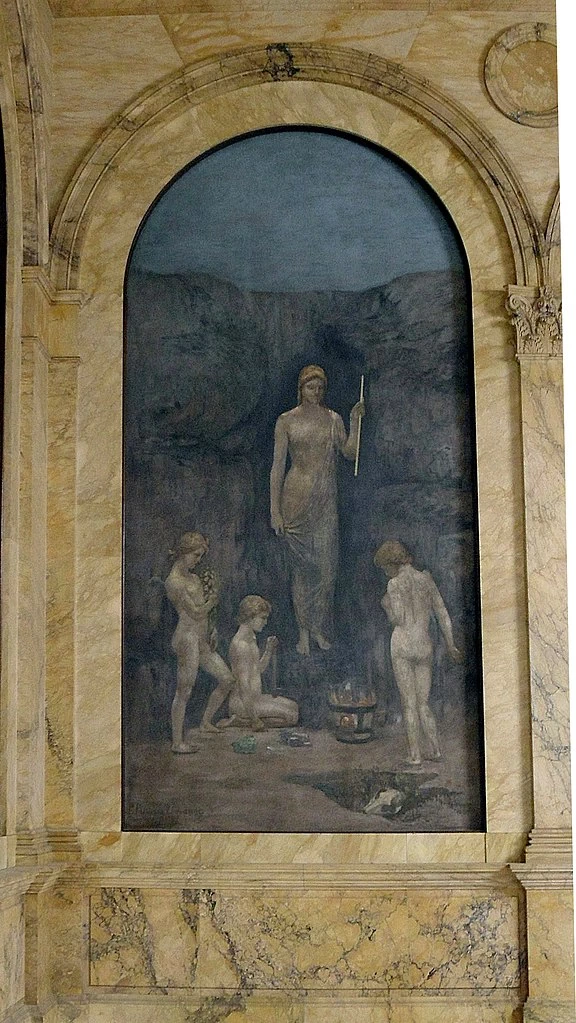 Pierre Puvis de Chavannes - 105, Murales dell'edificio BPL McKim, Boston Public Library, Boston 2